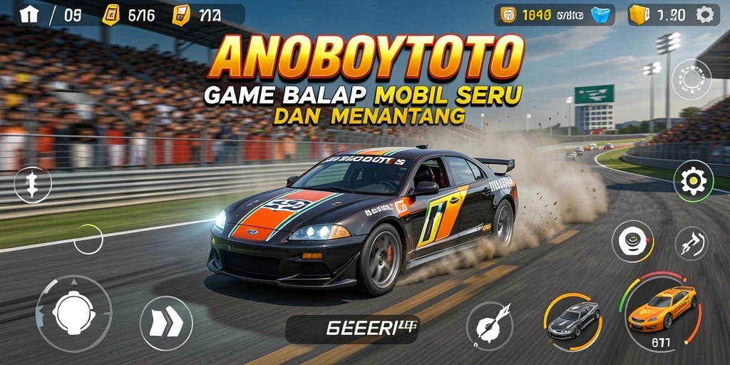 Tampilan gameplay ANOBOYTOTO yang seru dan menegangkan saat balapan.