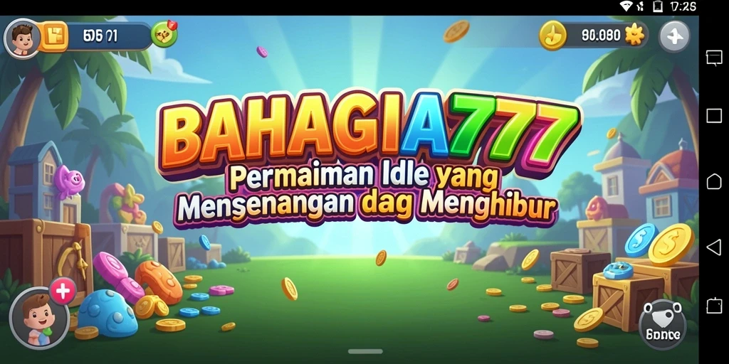 Tampilan gameplay BAHAGIA777 yang menarik dan penuh warna.