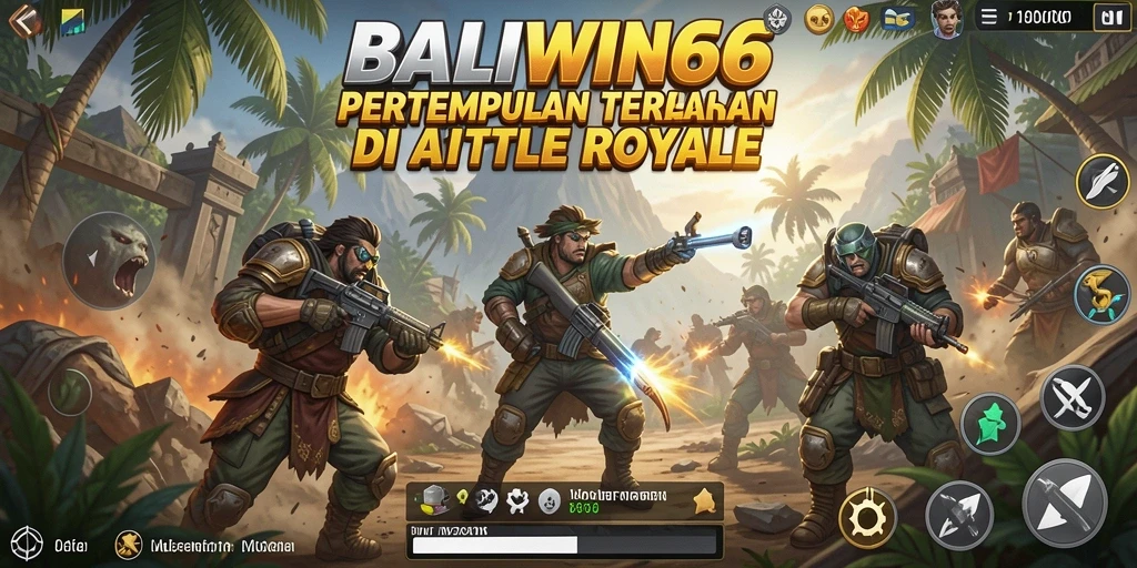 Screenshot BALIWIN66 yang menampilkan momen intens pertempuran.