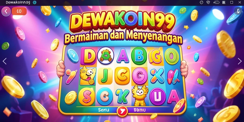 Tampilan gameplay seru DEWAKOIN99 dengan suasana Bingo yang ceria.