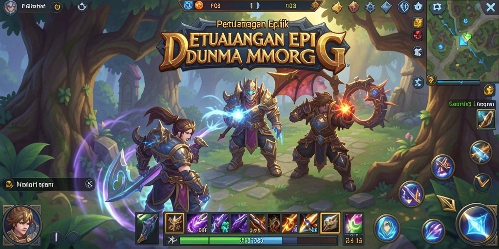 Gameplay seru dan imersif di dunia MMORPG F08.