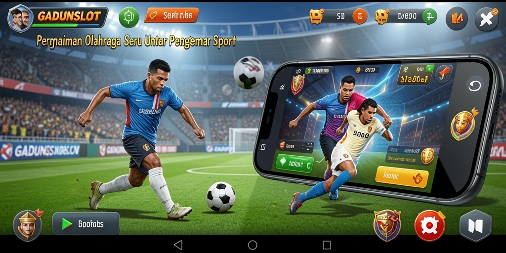 Tampilan gameplay GADUNSLOT yang penuh aksi dan seru.