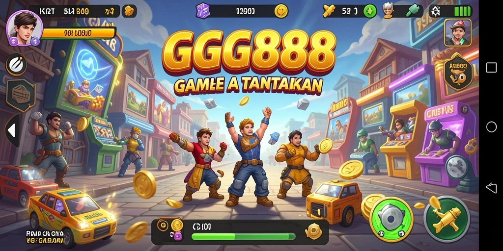 Tampilan gameplay seru dari permainan GGG888 yang penuh tantangan.