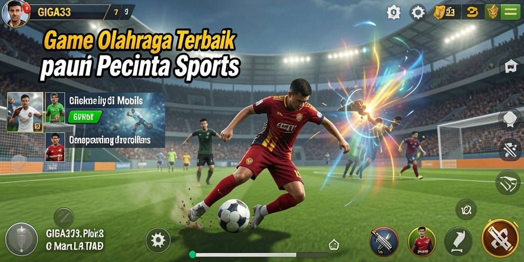 Tampilan menarik dari gameplay GIGA33 yang penuh aksi olahraga.
