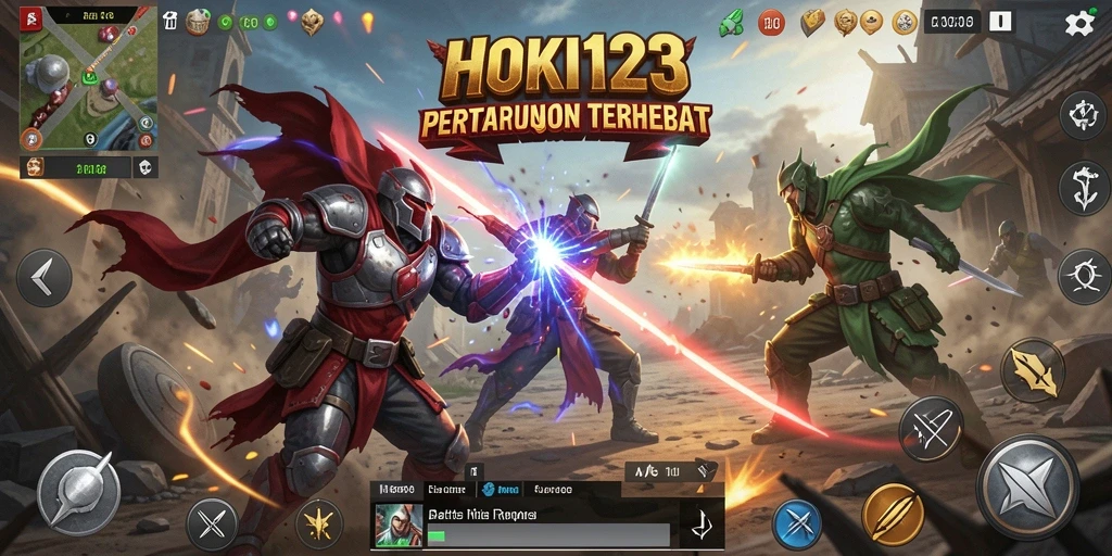 Gameplay HOKI123 yang seru dalam aksi Battle Royale.