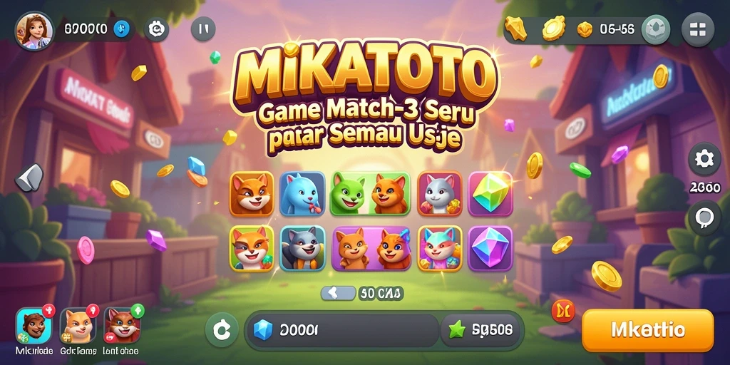 Tangkapan layar gameplay MIKATOTO yang menarik dan penuh warna.