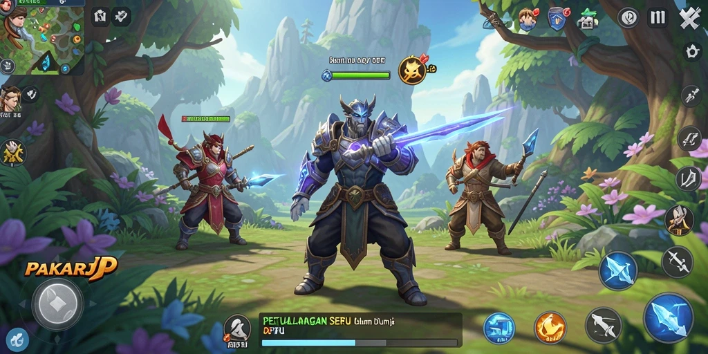 Tampilan gameplay PAKARJP yang menakjubkan dan mendalam.