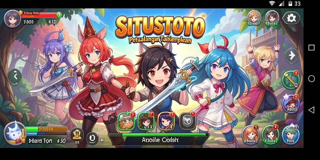 Tampilan gameplay menarik dari SITUSTOTO dengan karakter anime yang cantik.