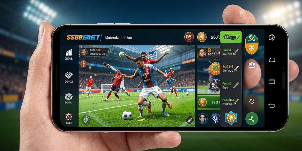 Tampilan gameplay menarik yang menampilkan berbagai olahraga.