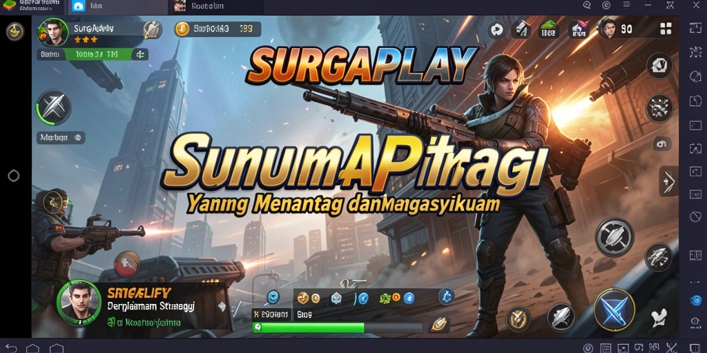 Tampilan gameplay menantang di SURGAPLAY yang penuh strategi.