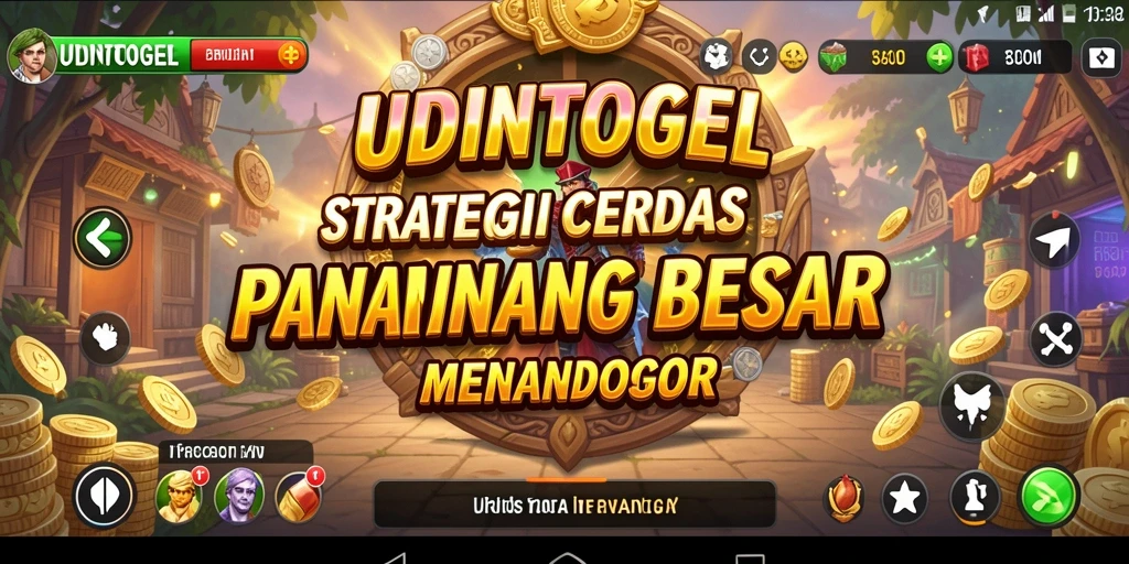 Screenshot gameplay <strong>UDINTOGEL</strong> menampilkan strategi cerdas dalam aksi.