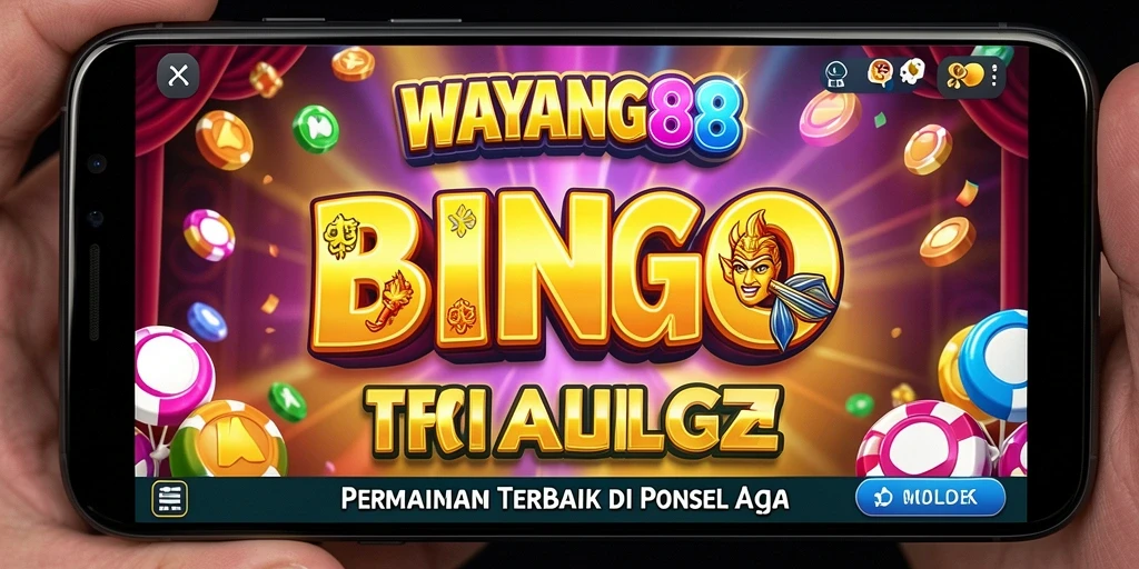 Tampilan utama gameplay Bingo di WAYANG88 yang seru dan interaktif.