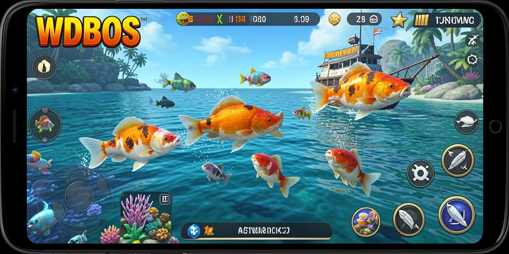 Tangkapan layar gameplay seru dari WDBOS.